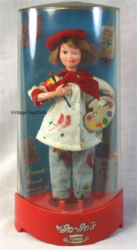 Vintage Topper Toys The Go Gos Doll Brenda Brush 1967 Vintage Toys