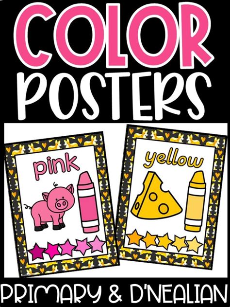 Corgi Color Posters Classroom Decor Carolyns Creative Classroom