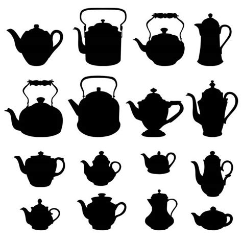 90 Teapots Silhouette Illustrations Royalty Free Vector Graphics