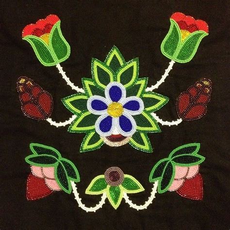 348 Best Ojibwaycreeiroquois Beadwork Images On