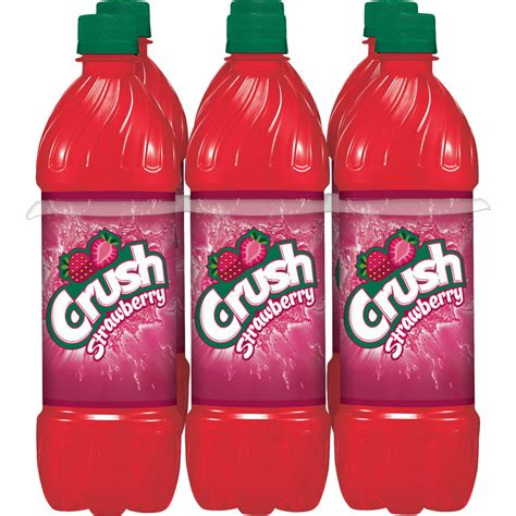 Crush Strawberry Soda 5 L Bottles 6 Pack