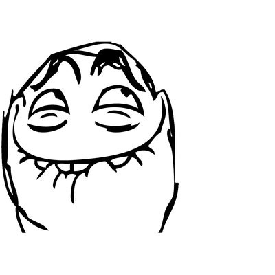 Download the internet meme, miscellaneous png on freepngimg for free. Mouth Closed Troll Face transparent PNG - StickPNG