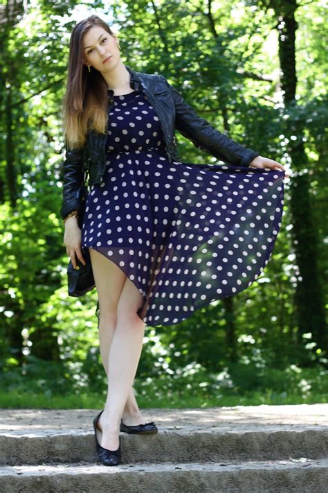 polka dot dress glam and curvy