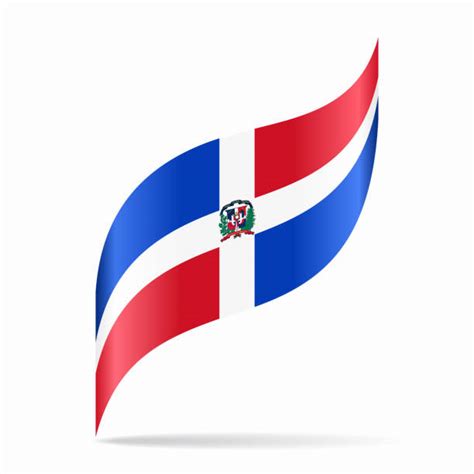1400 Bandiera Della Repubblica Dominicana Foto Stock Immagini E