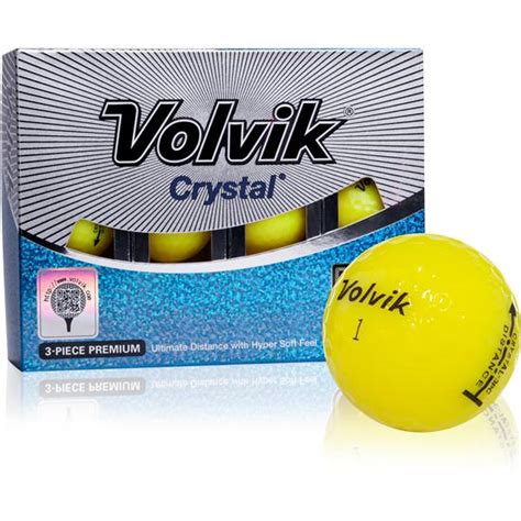 Our 100% satisfaction guarantee grants you peace of mind. Volvik Crystal 3-Piece Golf Balls