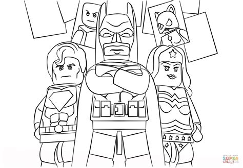 Ücretsiz Bedava Yazdırılabilir Lego Süper Kahraman Boyama Sayfaları