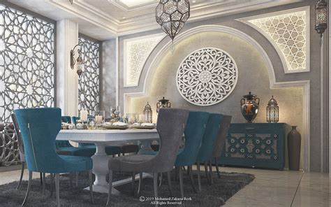 Arabic Modern Interior On Behance Luxury House Interior Design
