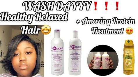 Maybe you would like to learn more about one of these? ITS WASH DAY!!! *+PROTEIN TREATMENT |WITH HEALTHY RELAXED ...