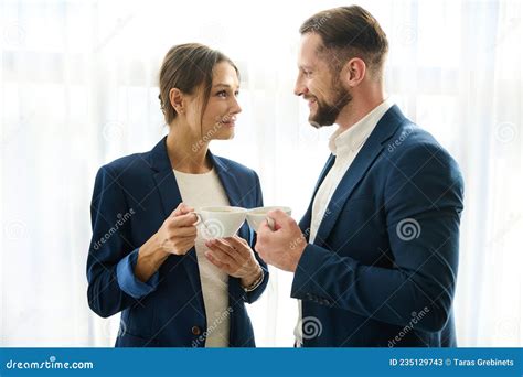 Concept Of Love Affairs And Intimacy At Work Attractive Young Woman