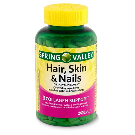Buy Spring Valley Hair Skin And Nails Dietary Supplement 240 Count