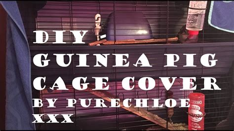 Learn how to make a guinea pig cage out of household items! DIY - Guinea Pig Cage Cover - YouTube