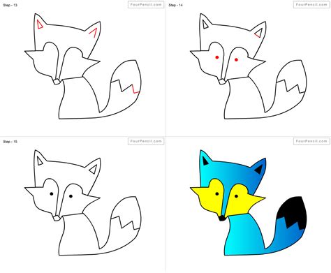H.a.t (tip 2) how to draw a cartoon/chibi wolf. Fpencil: How to draw Fox for kids step by step
