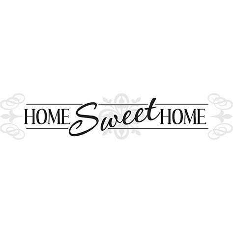 Home Sweet Home Peel And Stick Wall Decals Bed Bath And Beyond Wall