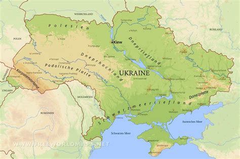Karte Der Ukraine Freeworldmaps Net