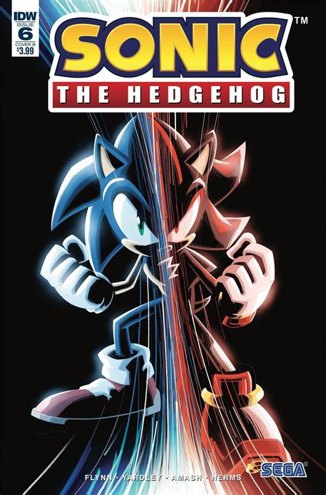 Idw Sonic The Hedgehog 6 Cover B