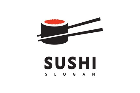 Sushi Japanese Food Logo Vector Gráfico Por Bigbang · Creative Fabrica