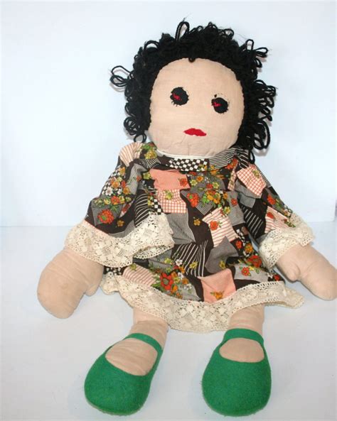 Large Vintage Rag Doll