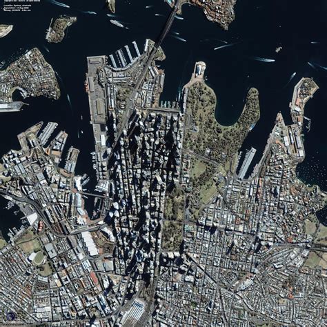 Ikonos Satellite Image Of Sydney Australia Satellite Imaging Corp