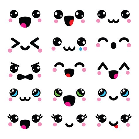 Caritas Kawaii Para Dibujar Emojis Kawaii Facebook Png My XXX Hot Girl