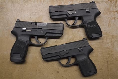 Sig Sauer P250 Subcompact 40 Sandw Police Trade Ins With Night Sights And