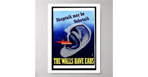 The Walls Have Ears Poster Uk