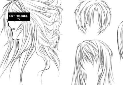 Depending on the style, anime hair can be very complex. Anime blog: Anime Hair