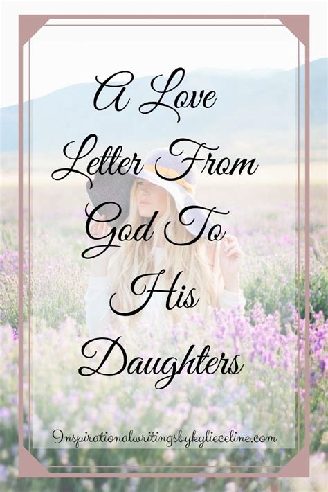 God Letter To His Daughter Lettersh