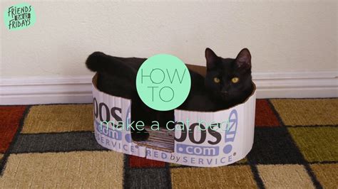 How To Make A Cat Bed From A Cardboard Box