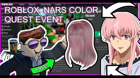 How To Get Nars Blush Pink Hair In Nars Color Quest Roblox Event Roblox Nars Color Quest