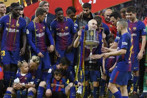 Barcelona Levanta Por Cuarta Vez Consecutiva La Copa Del Rey