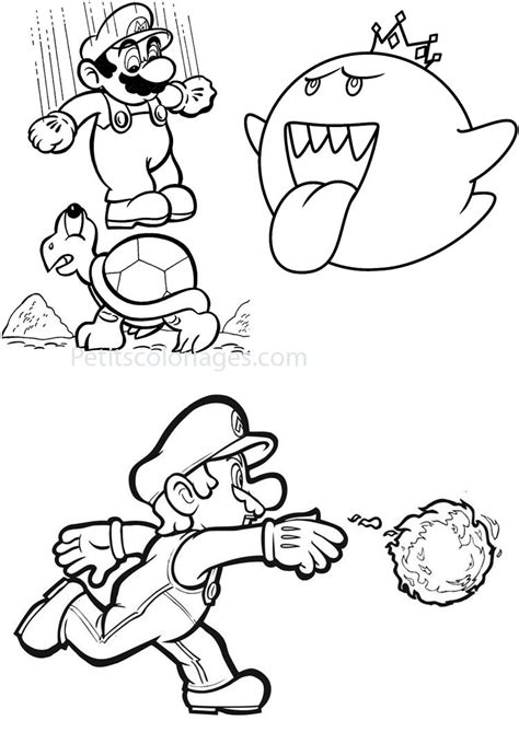 Dessin Mario Bros #112530 (Jeux Vidéos) à colorier – Coloriages à imprimer