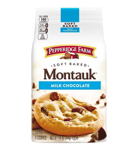 Pepperidge Farm Montauk Soft Baked Milk Chocolate Cookies 86 Oz Bag