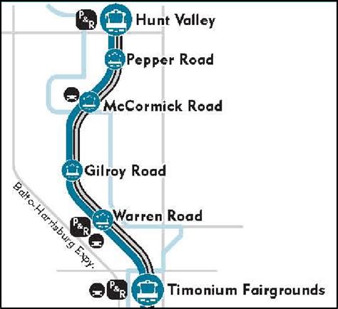 Baltimore Railfan Guide North Suburban Baltimore Map