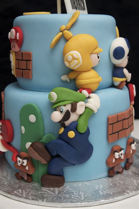 Super Mario Bros Cake Bolo Super Mario Super Mario Bros Party Mario