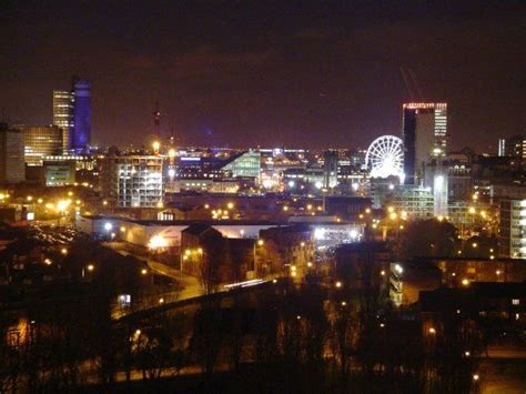 Manchesters Skyline At Night With Images Skyline Visit Manchester