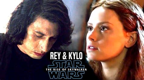 rey and kylo kiss scene leaks the rise of skywalker star wars episode 9 youtube