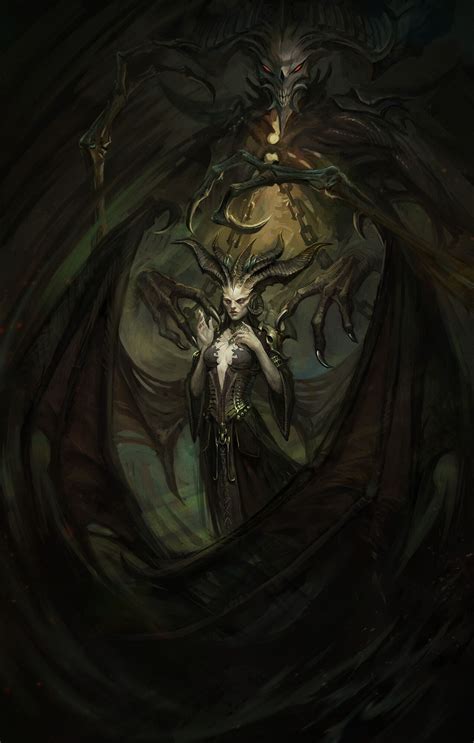 Lilith Diablo 4 By Klaher Baklaher Lilith Diablo Dark Fantasy Art
