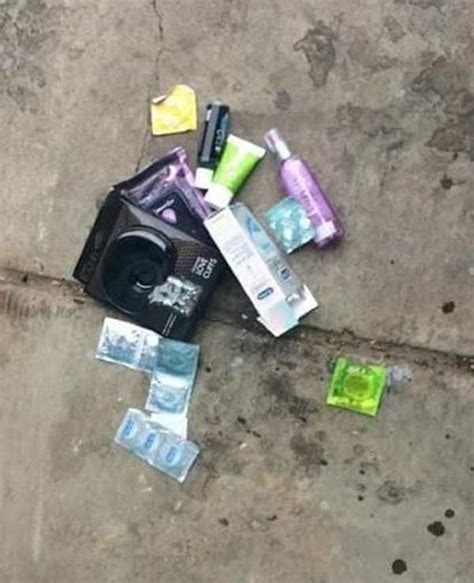 Fake Alert Random Old Photos Of Sex Toys Condoms Shared Claiming These Were Found In Jnu