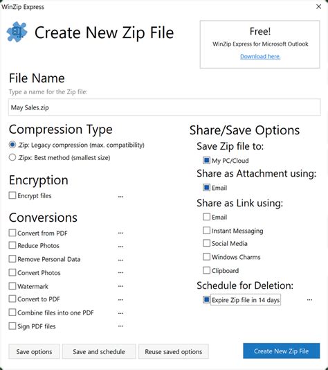 Zip And Share Winzip Express For Explorer Discontinued