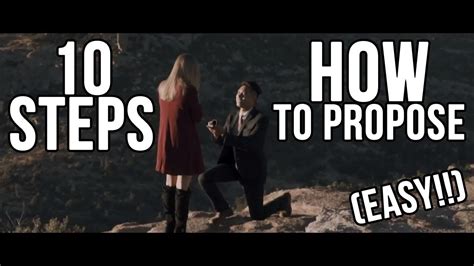 How To Propose To Your Girlfriend 10 Easy Steps Youtube