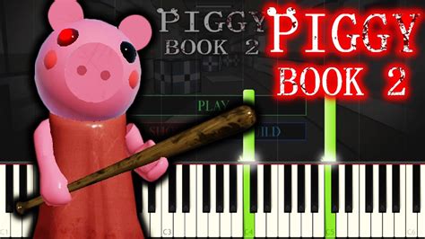 Piggy Book 2 Menu Theme Piano Tutorial Youtube