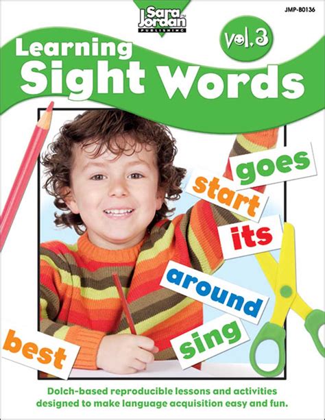 Learning Sight Words Vol 3 Grades 1 To 3 Ebook Lesson Plan