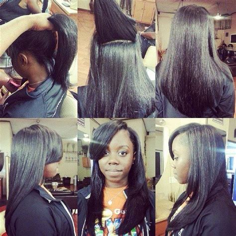 Layered bob or curls $205. Braidless Sew in @diaryof_ahairstylist (With images ...
