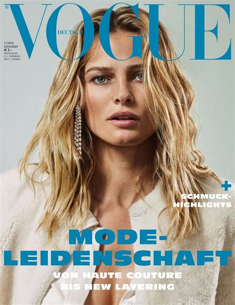 Edita Vilkeviciute In Vogue Germany November 2018 By Alique 22