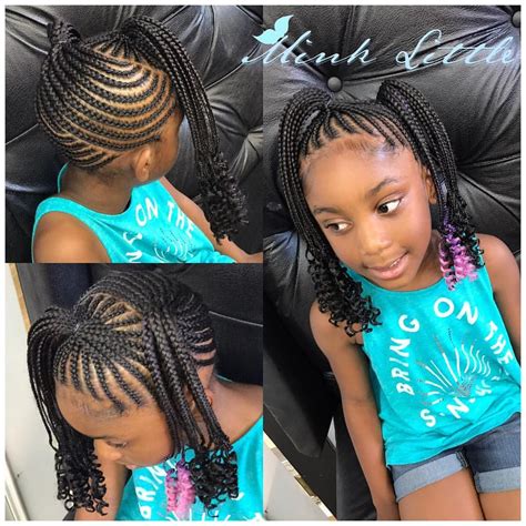Well, we're here to break you out of your styling rut with these easy natural hairstyles! Kid braids with weave added Click link in bio to bio an ...