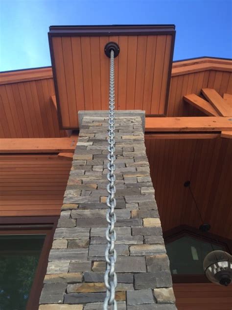 Rainchains, collector boxes and Lindab European Gutter Systems. | Rain ...