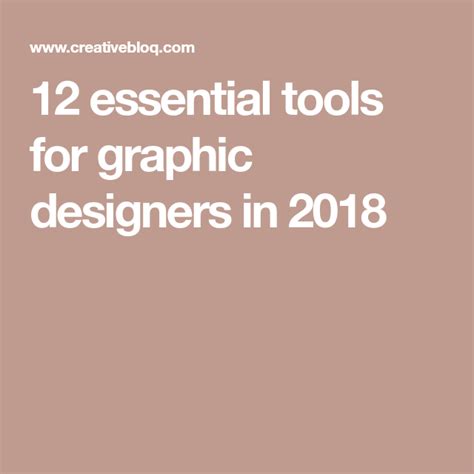 14 Essential Designing Tools Which Every Graphic Designer