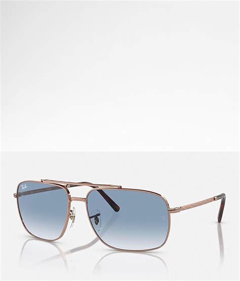 Ray Ban® Square Aviator Sunglasses Women S Sunglasses And Glasses In Rose Gold Buckle