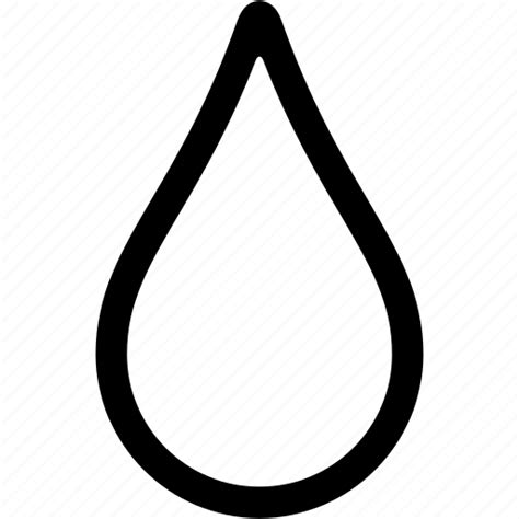 Aqua Droplet Oil Raindrop Water Drop Icon