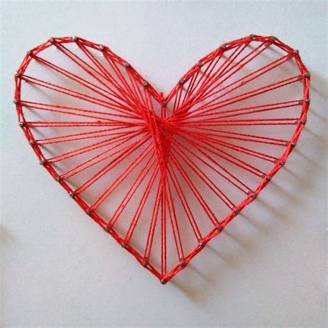 Corazón String Art Artesanum